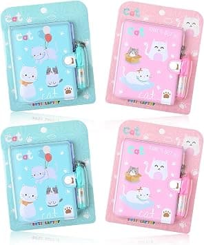 NALACAL 4 Pcs Mini Notebook with Pen, Kawaii Notebooks, Small Pocket Size, Perfect for Children's Back-To-School Gifts, Travel Notebooks, Gift Packaging على Amazon.ae - متتبع الأسعار