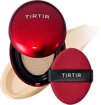 TIRTIR Mask Fit Red Cushion Foundation | Japan's No.1 Choice for Glass skin, Long-Lasting, Lightweight, Buildable Coverage, Semi-Matte (21W Natural Ivory, 18g (Pack of 1)) on Amazon.ae - Price Tracker
