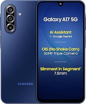 Samsung Galaxy A17 5G Blue (8 GB RAM / 256 GB Storage) Android Smartphone | With Charger | 6x OS Upgrades, Large Display, 50MP OIS Camera | Indian Version on Amazon.ae - Price Tracker
