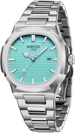 NIBOSI Men's Watch Fashion Military Green Watches for men Waterproof Chronograph Quartz Casual Wrist Watches Nylon Strap Date - Amazon.ae Price Tracker