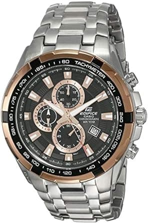 Casio mens quartz watch, chronograph display and stainless steel strap on Amazon.sa - Price Tracker