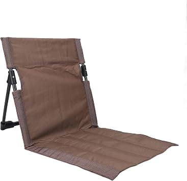 gernie Lightweight Compact Adjustable Beach Floor Chair, Portable Foldable Breathable Camping Chair with Back Support, Outdoor Fishing Chair (Brown) on Amazon.ae - Price Tracker
