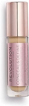 Makeup Revolution Conceal and Define Concealer, Full Coverage & Matte Finish, C8.2 for Medium/Tan Skin Tones, Vegan & Cruelty-Free, 0.7 Fl Oz on Amazon.ae - Price Tracker