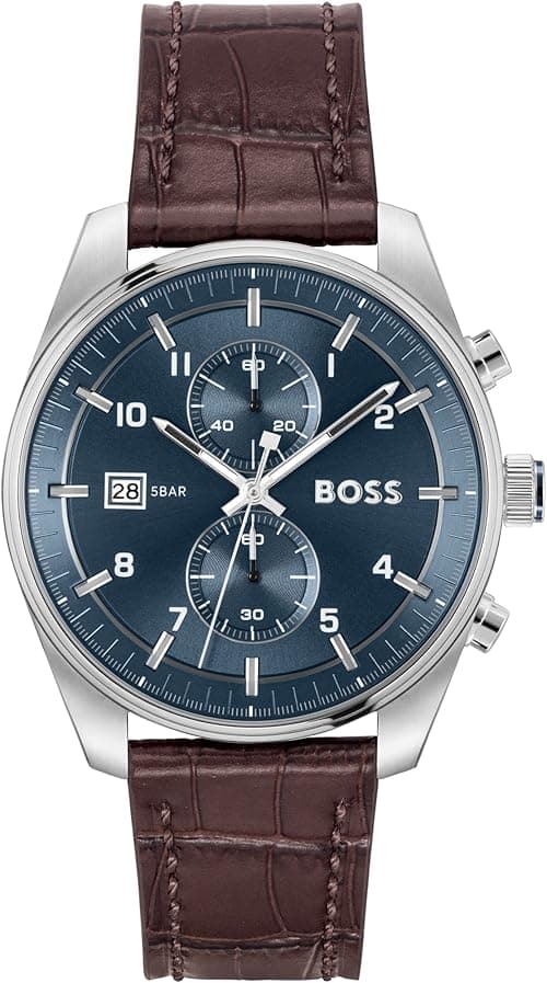 BOSS Skytraveller Qtz Fashion Chrono Dial Men's Watch on Amazon.ae - Price Tracker