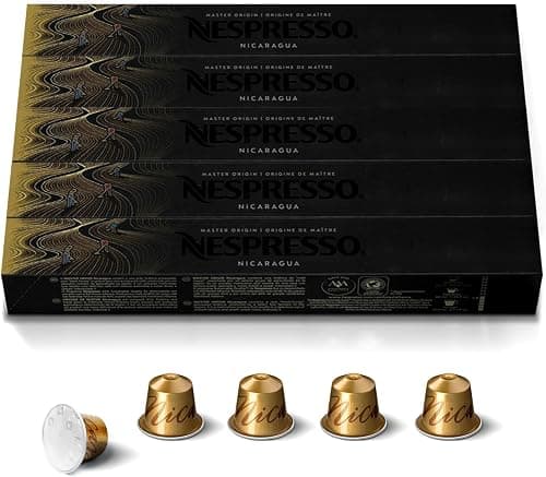 Nespresso OriginalLine Capsules: Master Origins Nicaragua 50 Capsules - NEW - ''NOT compatible with Vertuoline'' on Amazon.ae - Price Tracker