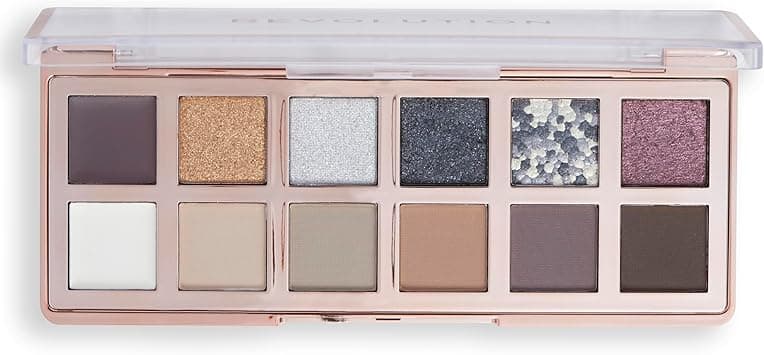 Revolution, The Smokey Icon Grunge Eyeshadow Palette, 12 Ultra-Pigmented Matte & Shimmer Finishes & Shades, Long-Lasting & Blendable, Vegan & Cruelty-Free, 3.53 oz on Amazon.ae - Price Tracker
