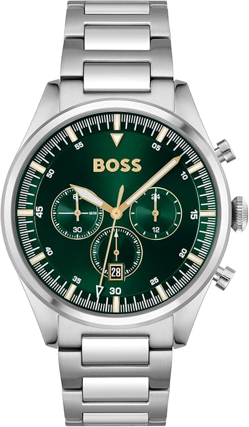 Boss PIONEER Men Watch, Analog on Amazon.ae - Price Tracker