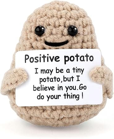 TOYMIS Mini Funny Knitted Potato, 3inch Creative Cute Wool Funny Potato for Birthday Gifts Party Decoration on Amazon.ae - Price Tracker