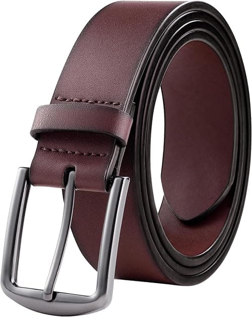 KM Legend mens Leather - Classic & Fashion for Work Business and Casual Belt (pack of 1) on Amazon.ae - Price Tracker