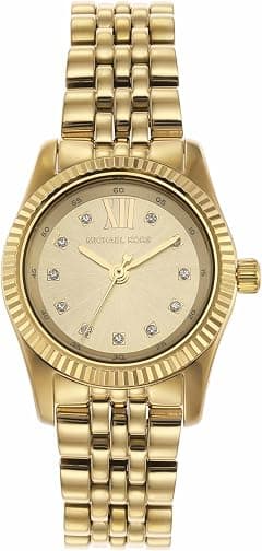 Michael Kors Lexington Watch for Women, Quartz Movement with Stainless Steel or Leather Strap - متتبع أسعار Amazon.sa
