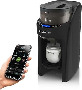 Baby Brezza Formula Pro Advanced WiFi Formula Dispenser - Automatically Mix a Warm Formula Bottle From Your Phone Instantly – Easily Make Bottle With Automatic Powder Blending Machine, Black على Amazon.ae - متتبع الأسعار