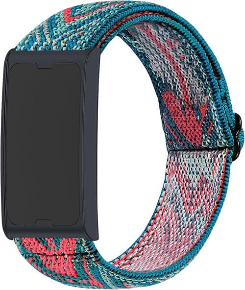 Elastic Band Compatible for Amazfit Helio Strap/CMF Watch 3 Pro, Soft Nylon Breathable Braided Sport Wristband for Helio Strap Fitness Tracker, Easy Install Size Adjustable on Amazon.ae - Price Tracker