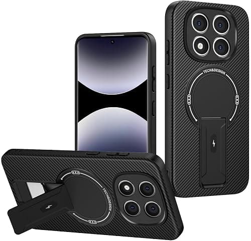 Case Compatible with Redmi Note 15 Pro Plus 5G Camera Protection Magnetic Kickstand Bracket 2 in 1【TPU+PC】Drop Shockproof Black on Amazon.ae - Price Tracker