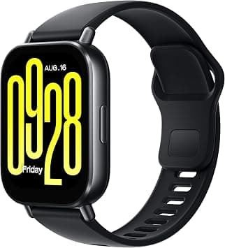 Redmi Watch 5 Active Smartwatch, 51mm LCD Display, 18 Day Battery, 140+ Sports Modes, Heart Rate and SPO₂ Tracking, 5ATM Waterproof, Bluetooth Calls, Fitness Tracker, Sleep Monitor - Black on Amazon.sa - Price Tracker