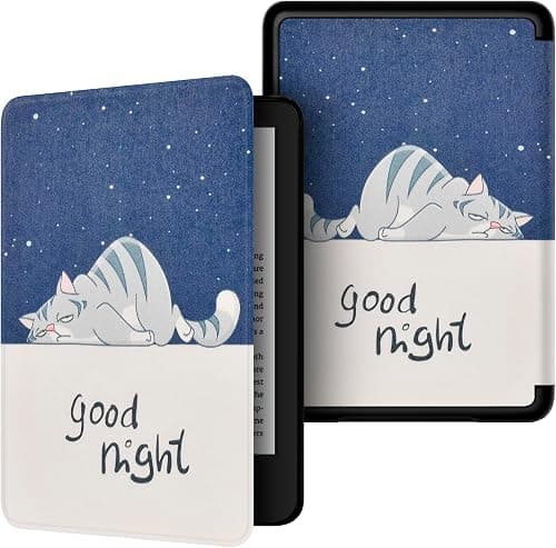 painted pattern case for new 6.0-inch Kindle paperwhite(10th gen, 2018 release), ultra lightweight PU shell case with auto wake/sleep for Kindle 2018 (14) on Amazon.ae - Price Tracker