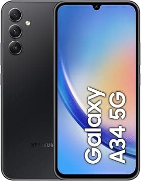 جوال سامسونج جالكسي A34 ثنائي شرائح الاتصال بنظام تشغيل اندرويد، ذاكرة 8GB RAM, 128GB، رمادي جرافيت، اصدار الامارات العربية المتحدة على Amazon.sa - متتبع الأسعار