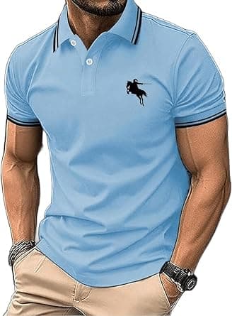 Lymio Polo T Shirt for Men || Men Casual T-Shirt || Polo on Amazon.ae - Price Tracker
