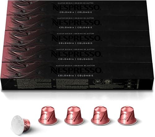 Nespresso Capsules Original Line, Colombia Master Origin, Medium Roast Coffee, 50 Count Coffee Pods on Amazon.ae - Price Tracker