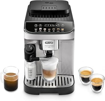 De'Longhi Magnifica Evo ECAM292.81.SB Fully Automatic Coffee Machine with Milk System, 7 Direct Selection Buttons for Cappuccino, Espresso and Other Coffee Specialities, Control Panel, 2-Cup Function, on Amazon - Best Deal Finder
