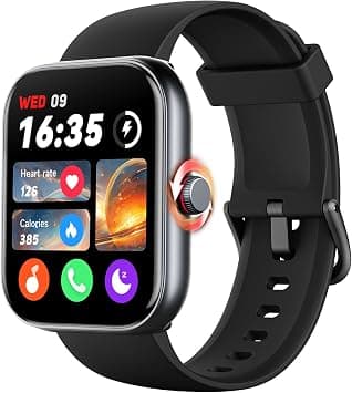 Smart Watch for Women Men,iPhone & Android Bluetooth (Answer/Call) Built-in Alexa, 1.91" HD Fitness Tracker with 105+ Sport Modes,IP68 Waterproof, Sleep/Heart Rate/SpO2/Stress Monitor (Black, 1.91) on Amazon.sa - Price Tracker
