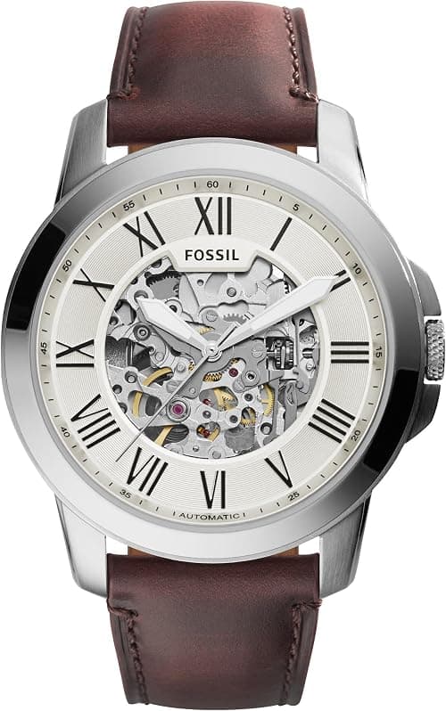 Fossil Men's Grant Automatic Stainless Steel Mechanical Watch on Amazon - Best Deal Finder