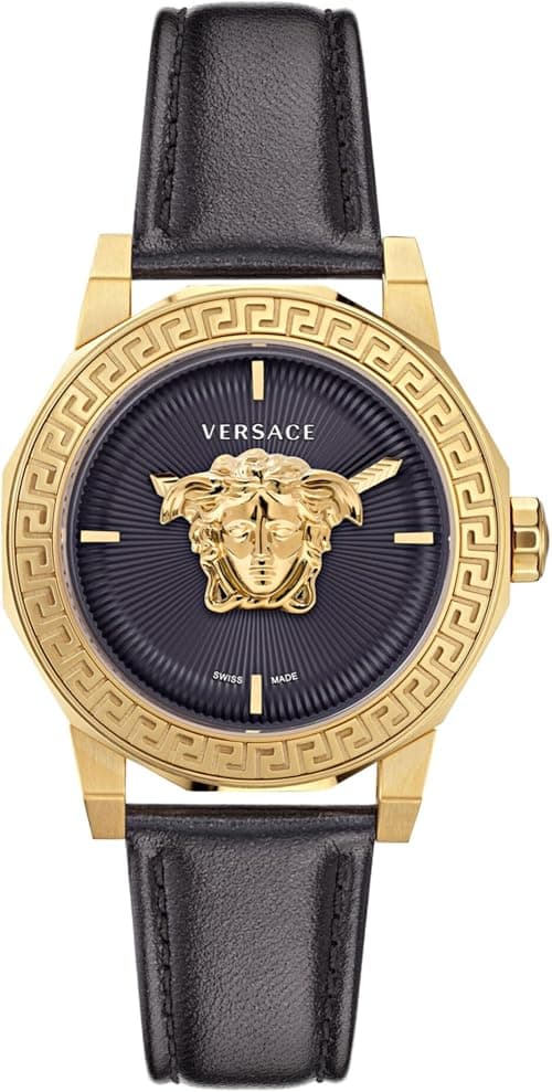 Versace Women Analogue Swiss Quartz Watch with Leather Strap VE7B00223 on Amazon - Best Deal Finder