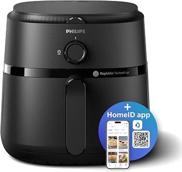 Philips Airfryer XL - 6.2L, 1700W, Analogue, 12 Cooking Functions, Rapid Air Technology, Black - NA130/00 - متتبع أسعار Amazon.sa