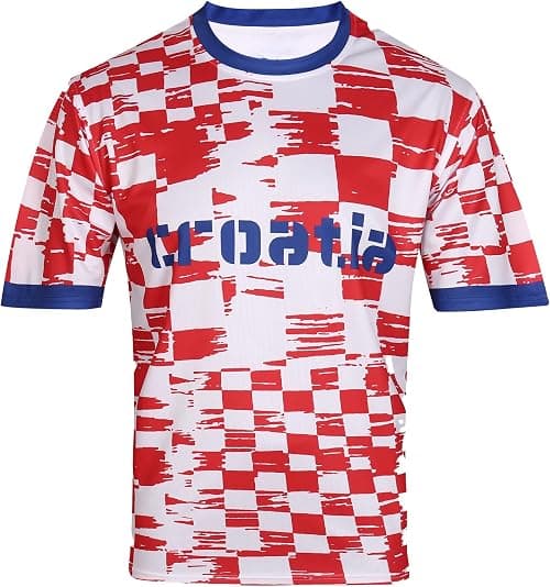 Men's 2026 Fan Soccer Jersey - Fan Version Short Sleeve Shirt for Game Day على Amazon.ae - متتبع الأسعار