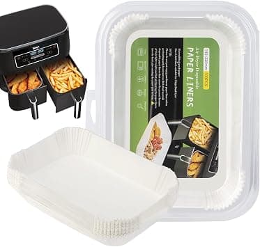 Air Fryer Disposable Paper Liner for Ninja Dual,100PCS Non-Stick Air Fryer Liners Rectangle 10x 7’’, Air fryer Parchment Liners for Ninja DZ201, for Ninja Foodi Dual Air Fryer Accessories Baking Paper on Amazon.ae - Price Tracker