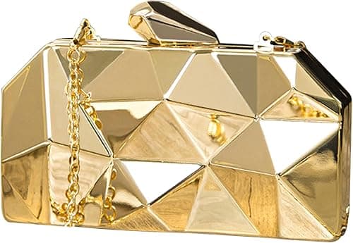 Reberomantic womens Lattice Pattern Metal Evening Clutch Purse evening handbag on Amazon.ae - Price Tracker
