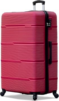 Hard Shell Horizon Line ABS Lightweight 32 Inch (36-40kg) Luggage, Combination Lock Suitcase on Amazon - Best Deal Finder