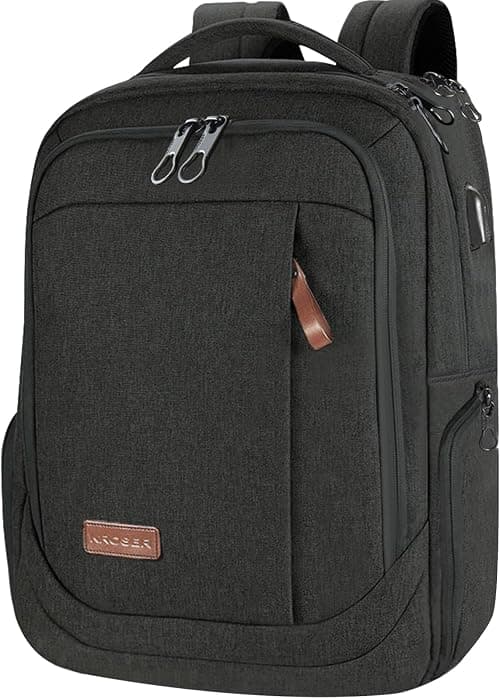 KROSER Laptop Backpack Large Computer Backpack Fits up to 15.6-17.3 Inch Laptop with USB Charging Port Water-Repellent School Travel Backpack Casual Daypack for Business/College/Women/Men on Amazon - Best Deal Finder