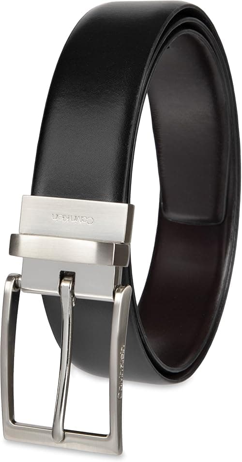 Calvin Klein Men's Smooth Leather Reversible Belt Smooth Leather Reversible Belt on Amazon.ae - Price Tracker