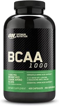 Optimum Nutrition Instantized BCAA Capsules, Keto Friendly Branched Chain Essential Amino Acids, 1000mg, 400 Count on Amazon - Best Deal Finder