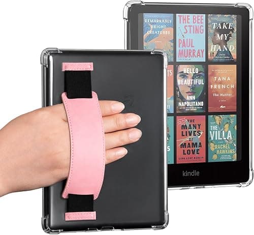 iDLEHANDS Clear Case for 7" Tablet Case - Ultra Slim Soft TPU Transparent Cover & Lightweight with Hand-Strap, Pink on Amazon.ae - Price Tracker