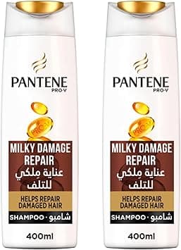 Pantene Pro-V Milky Damage Repair Shampoo, 2 X 400 ml on Amazon.ae - Price Tracker