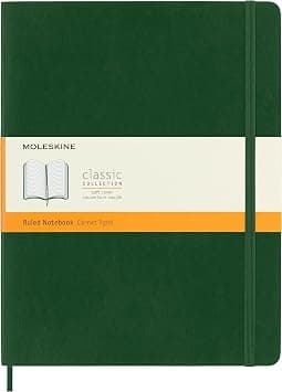 Moleskine Extra Large Ruled Softcover Notebook: Myrtle Green - متتبع أسعار Amazon.sa