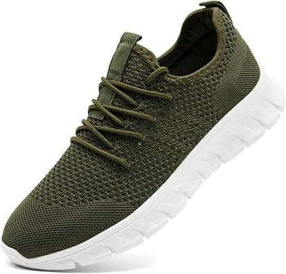 Mens Running Shoes Slip On Tennis Walking Sneakers Workout Athletic Lightweight Casual Sport Shoes على Amazon.ae - متتبع الأسعار