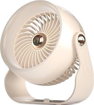 Anspect Desk Fan, 6 Inch Quiet Air Circulator Fan, 4 Speeds with Strong Airflow, 270° Rotate Portable Fan For Bedroom Home Office Desktop Travel on Amazon.ae - Price Tracker