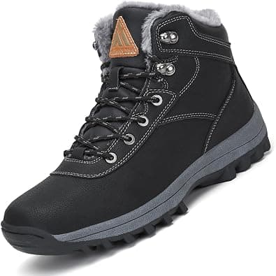 Mishansha Damen Herren Winterschuhe Warm Gefüttert Winterstiefel Wasserdicht Trekking Wanderschuhe Gr.36-48 on Amazon.ae - Price Tracker