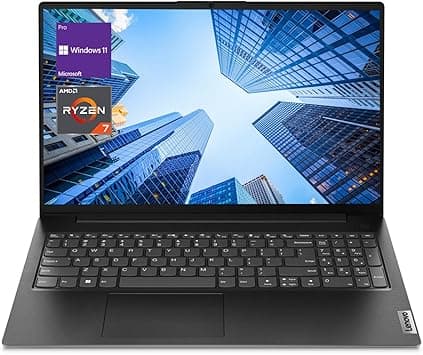 Lenovo V-Series V15 Business Laptop, 15.6" FHD Display, AMD Ryzen 7 7730U, 40GB RAM, 1TB SSD, Numeric Keypad, HDMI, RJ45, Webcam, Wi-Fi, Windows 11 Pro, Black on Amazon.sa - Price Tracker