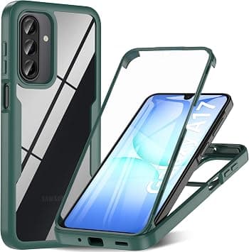 ottpluscase Case for Samsung Galaxy A17 5G/4G, 360 Degree Shockproof Armoured Case with Built-in Screen Protector, Robust Bumper Full Cover Outdoor Case Mobile Phone Case for Samsung A17 5G/4G, Green on Amazon.ae - Price Tracker