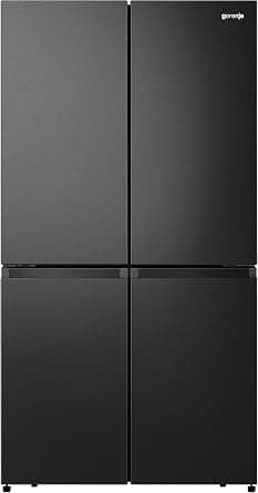 Gorenje Freestanding 4 Doors Refrigerator , 611 Liters, Black,Nrm9181Sb."Min 1 year manufacturer warranty" on Amazon.ae - Price Tracker