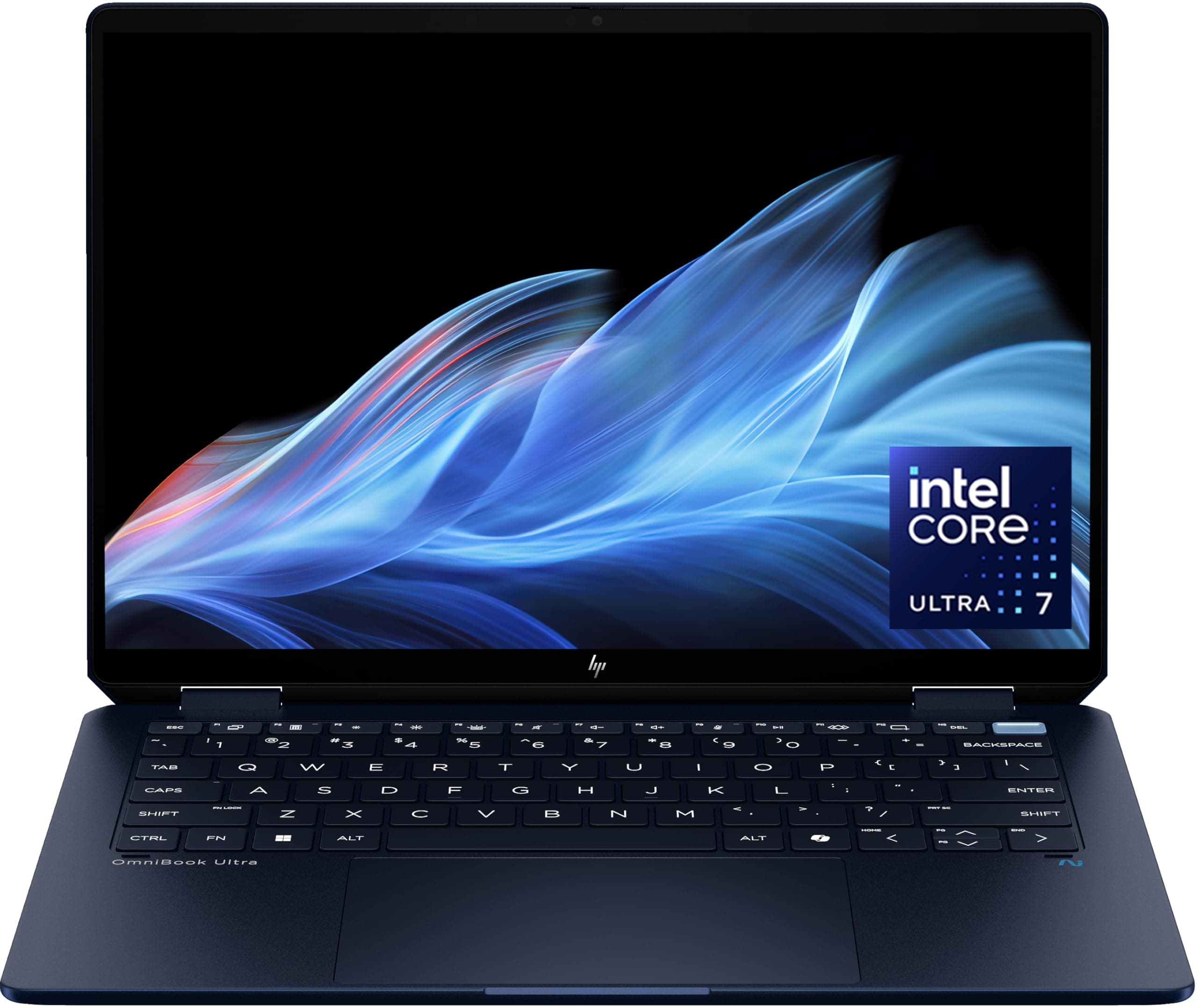 HP OmniBook Ultra Flip Laptop | 2025 Model | 14" 3K Touchscreen | Intel® Core™ Ultra 7-256V | 1TB SSD | Intel® Arc graphics | Win11 | Atmospheric blue | Device | 14-FH0002NE | En/Ar KB | UAE Version on Amazon.ae - Price Tracker