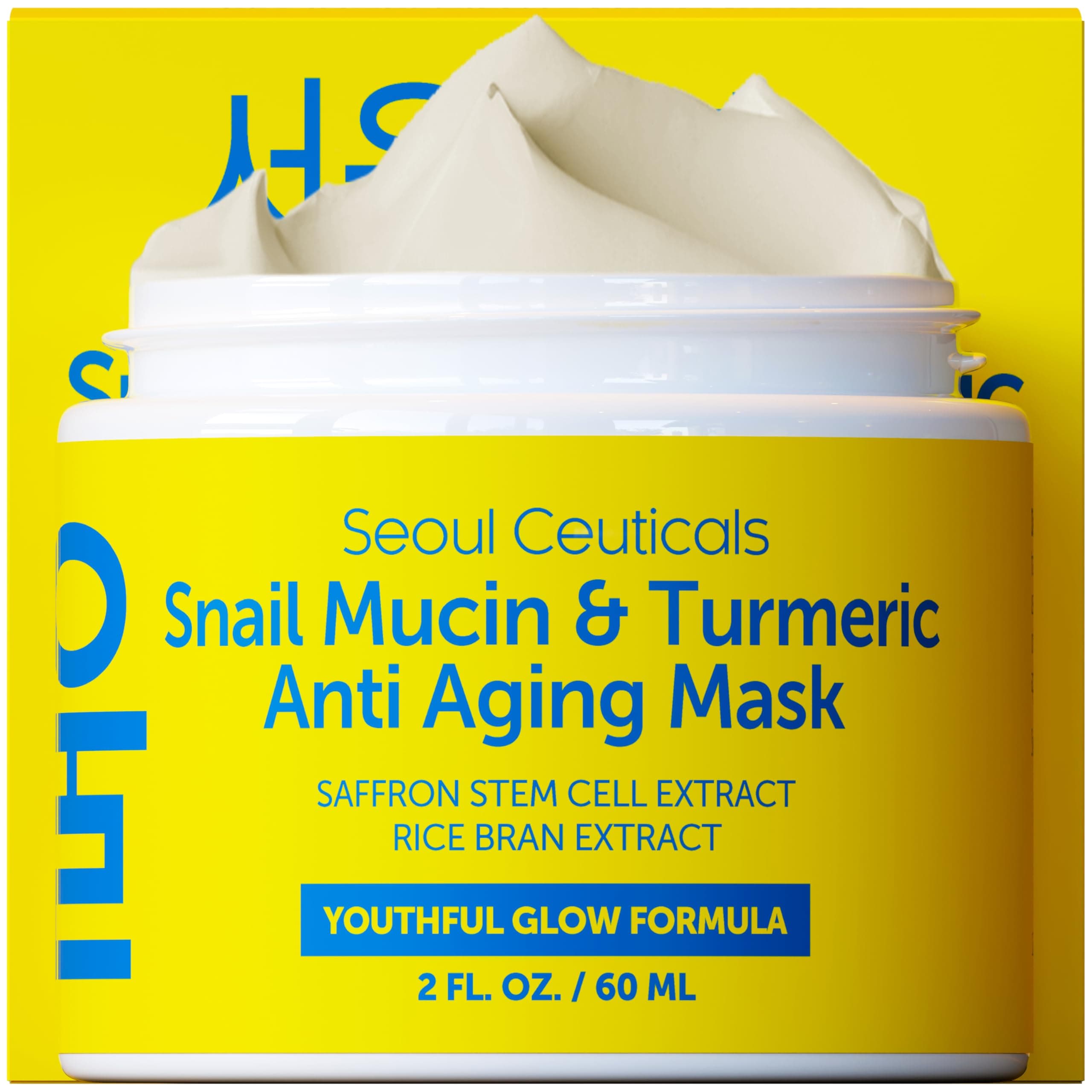 SeoulCeuticals Korean Face Mask Skin Care - Snail Mucin Turmeric Mask for Face – Cruelty Free K Beauty Anti Aging Face Mask for Healthy, Youthful Glow 2oz on Amazon.ae - Price Tracker