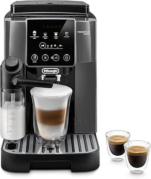 De'Longhi Magnifica Start - Automatic Bean to Cup Coffee Machine, LatteCrema Hot Milk System, 4 One-Touch Recipes, Espresso, Latte Macchiato & Hot Water, Automatic Cleaning, Black (ECAM220.61.GB) on Amazon.ae - Price Tracker