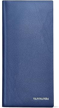 VANNANBA Full Grain Wallet for Men RFID Blocking Leather Checkbook Wallet,Slim Bifold Credit Card Holder with ID Window & Gift Box on Amazon.ae - Price Tracker