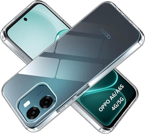 Fitudoos Silicone case compatible with Oppo A6/A6S 4G/5G, liquid silicone case, anti-shock, transparent. على Amazon.ae - متتبع الأسعار