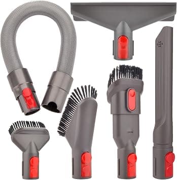 Fullclean Attachment Kit for Dyson Gen 5 V15 V12 V11 V10 V7 V8 Absolute Detect Cyclone Fluffy Mattress Outsize Vacuum Cleaner Accessories Bundle Replacement Brush Tools - متتبع أسعار Amazon.sa
