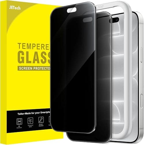 JETech Privacy Screen Protector for iPhone 18 Pro Max, 2-Pack on Amazon - Best Deal Finder